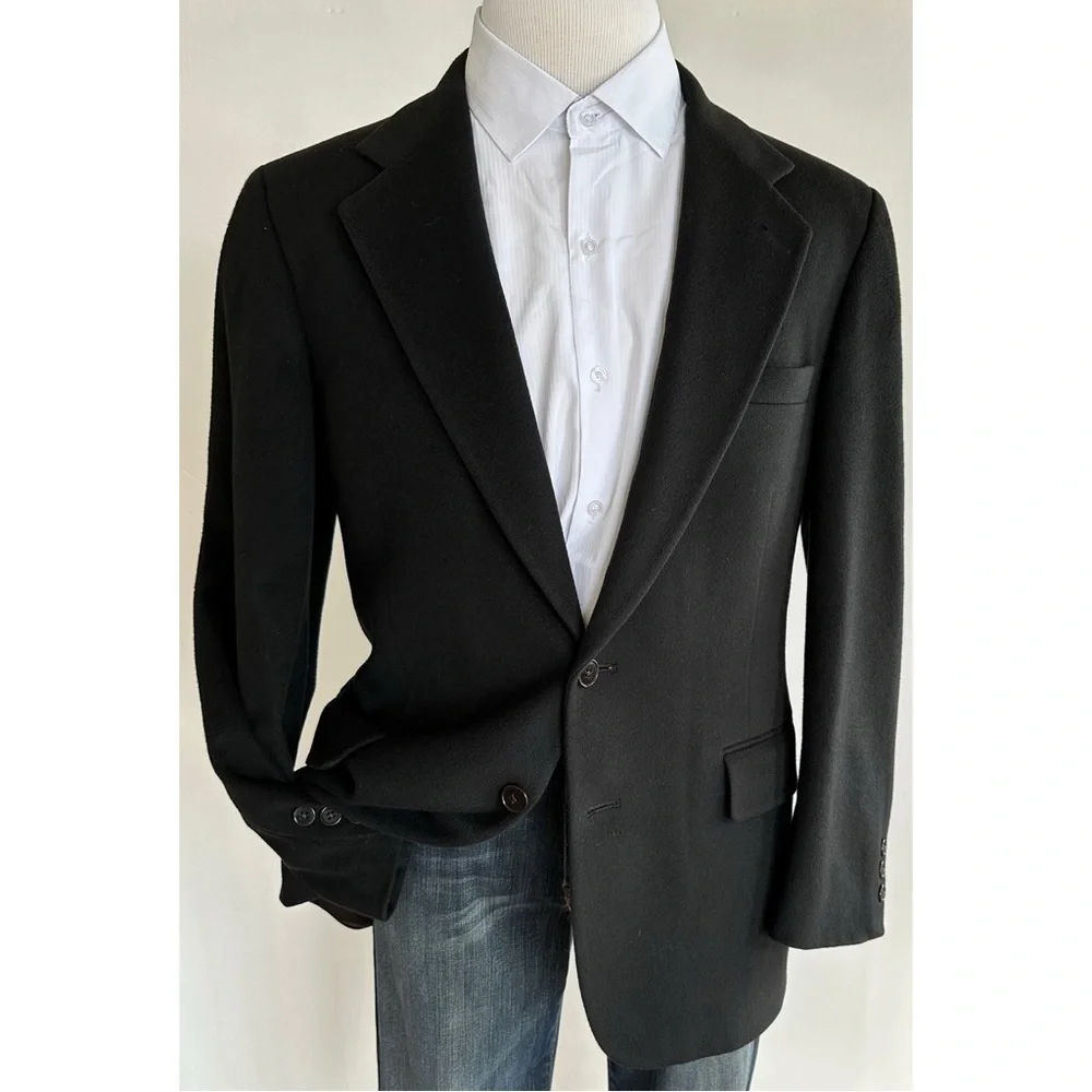 Alfani Uomo Men's Blazer Sport Coat 2 Button Cashmere Sports Jacket 41R 42R
